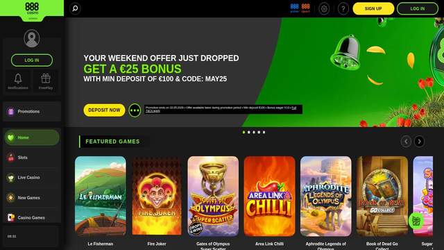 888casino casino screenshot